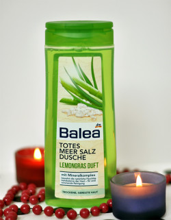 Uroda 40 plus - Balea - żel pod prysznic z solą z Morza Martwego o zapachu trawy cytrynowej