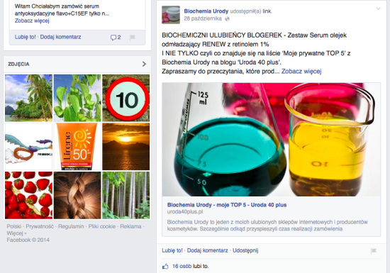 Uroda 40 plus - Biochemiczni Ulubieńcy Blogerek